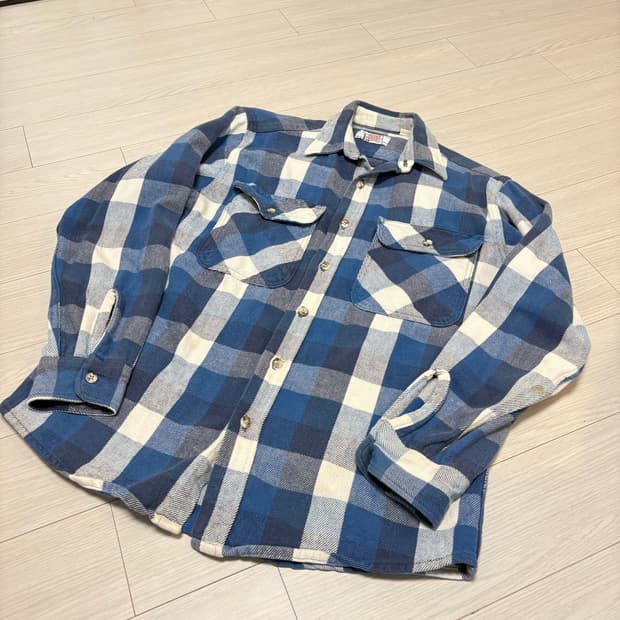 빈티지 체크 셔츠 95사이즈 리바이스 rrl 맛