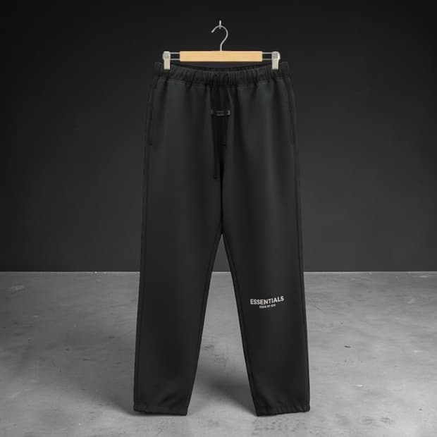 L/ 피어오브갓 에센셜 스트링 로고 팬츠