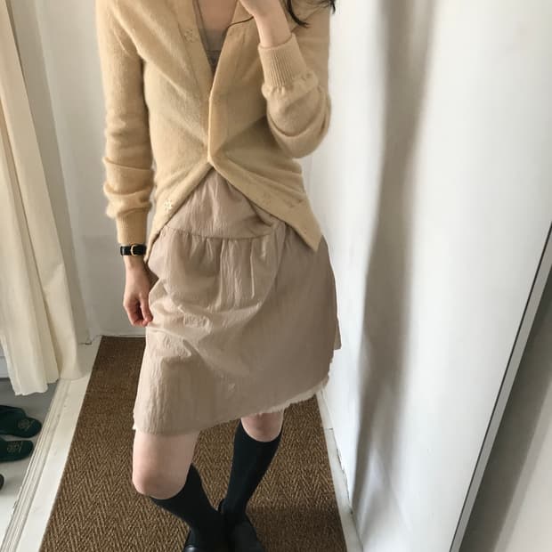 docking cardigan dress