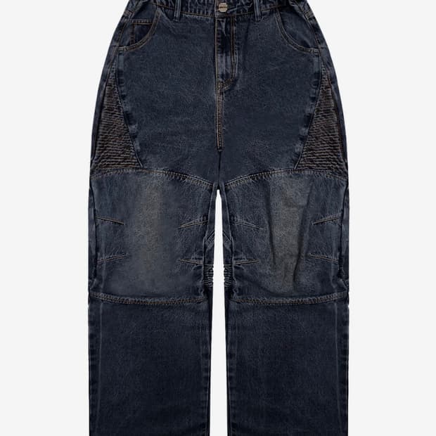 GP058 니캡 바이커 데님 팬츠 (INDIGO)