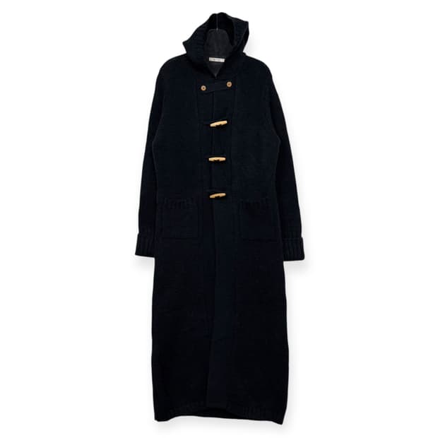 빈티지 니트 후드 코트 자켓 가디건