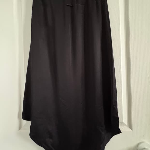 baserange silky black skirt