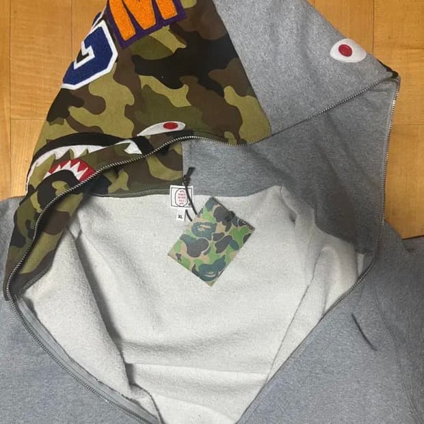 베이프 샤크후드 반녹계  L