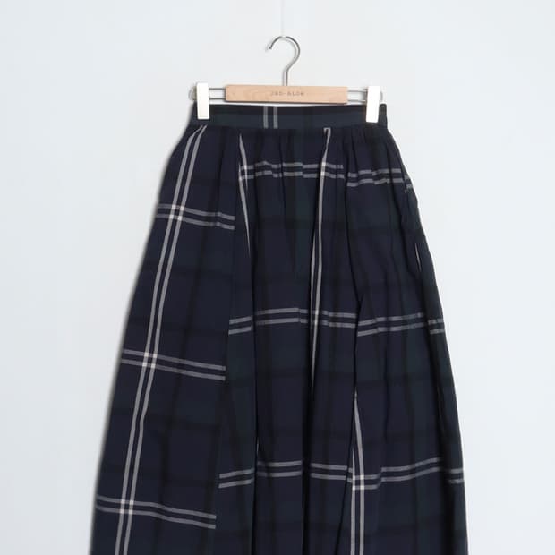 Loytaa Check Flared Skirt (26~27)