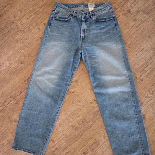 (M)카키스 KHAKIS 크로프트레귤러 셀비지 데님팬츠