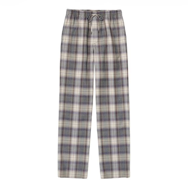 오라리 23FW 슈퍼 라이트 울 체크 이지 슬랙스 그레이체크 3사이즈