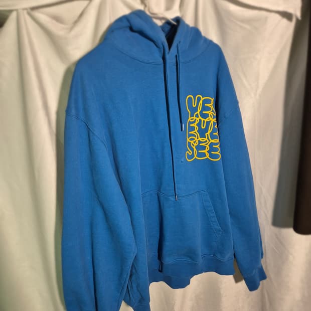 예스아이씨 파란색 후드티 L 사이즈
