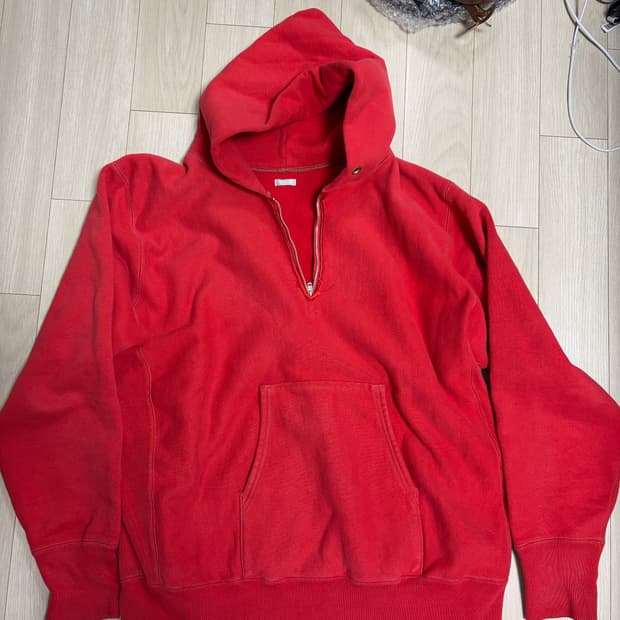 아프레쎄 반집업 후드 (카멜사장님착용) 2사이즈