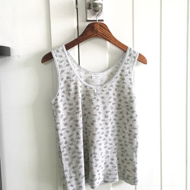 Tsumori Chisato Floral Rib Top