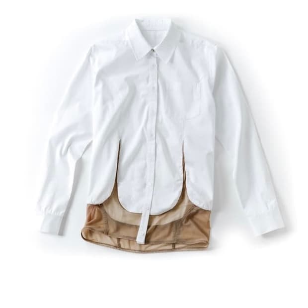 울리카상투스 메시 판넬 셔츠