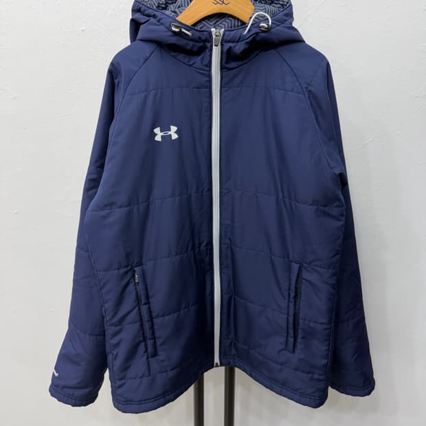 정품) 언더아머 남성 패딩 M 