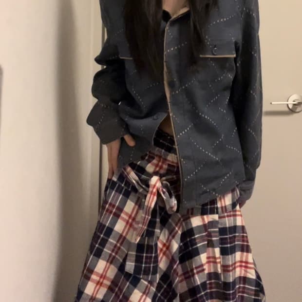 stitch pattern denim trucker jacket