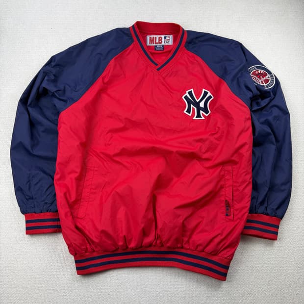 MLB 뉴욕 양키스 풀오버 웜업 자켓