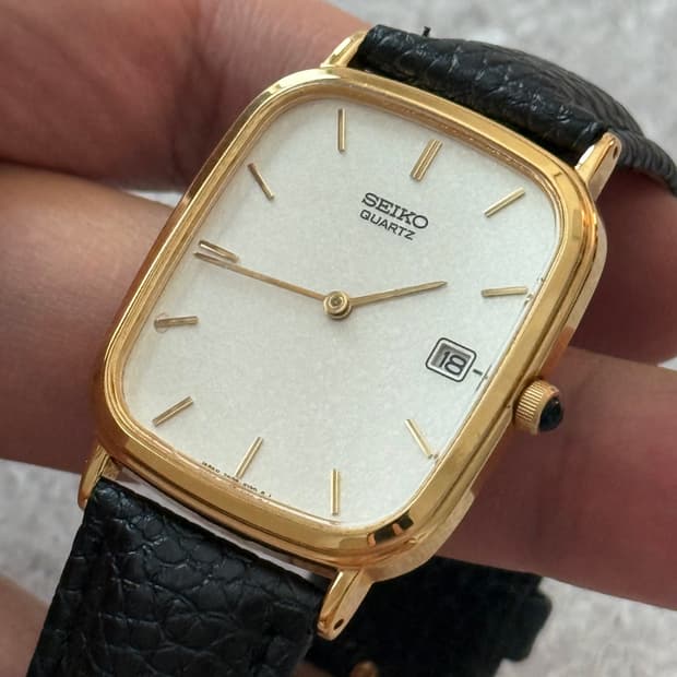 Seiko 세이코 스노우 플래이크 스퀘어 쿼츠