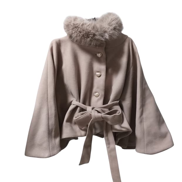 빈티지 망토 판초 케이프코트 y2k 오네라떼히메갸루 핀터깔 캐캐체 로리타