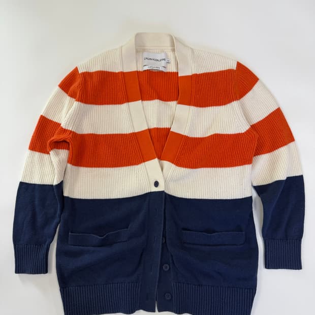 캘빈클라인 니트 가디건