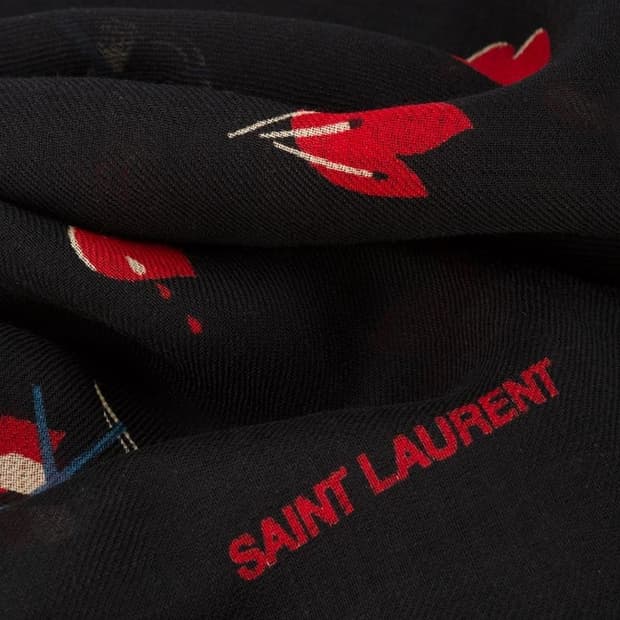 생로랑 노스모킹 머플러 스카프