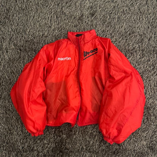 Padded twoway tracksuit jacket red