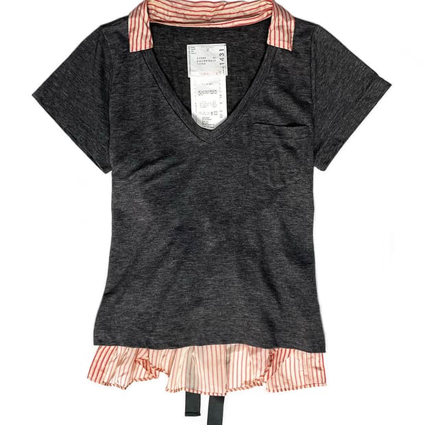 sacai 레이어드 티셔츠