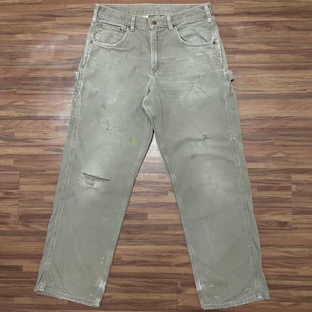 칼하트 싱글니 카펜터 디스 워크팬츠 mus 32