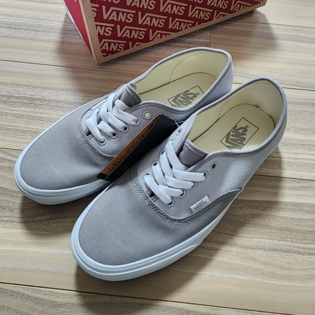 반스어센틱스니커즈신발브라운270