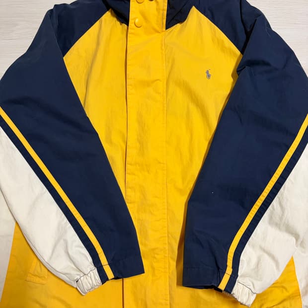폴로 랄프로렌 엘로우 바람막이 