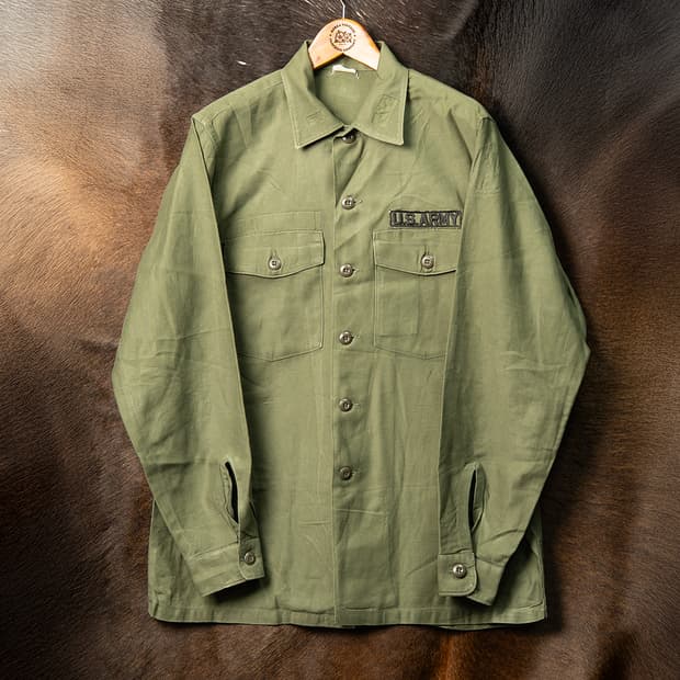 [110] 60s 미군 OG-107 유틸리티 셔츠 / 퍼티그 셔츠 