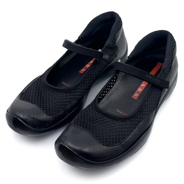 Prada Sport Mesh Mary Jane Shoes/ 36.5