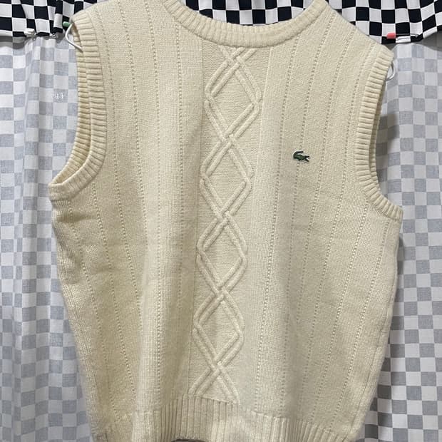 라코스테 울100 니트조끼 조끼니트베스트:)