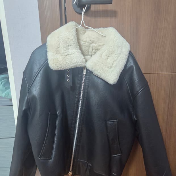 도프제이슨 크리즈 빈티지 무톤 점퍼 크림 M