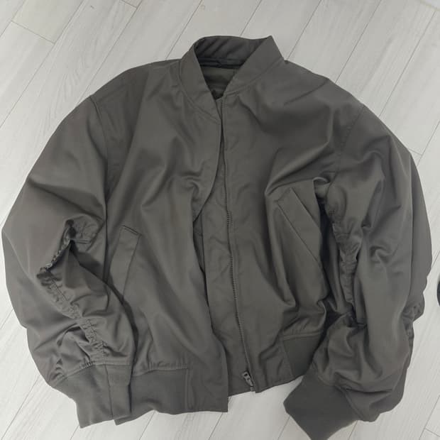 유니클로 C 봄보자켓 MA1 올리브 xl
