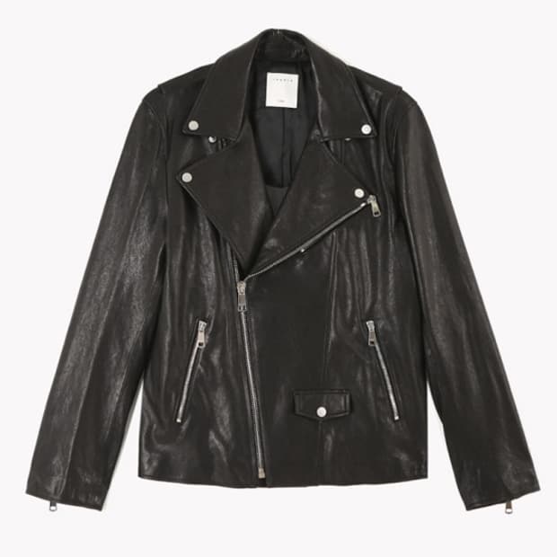 산드로 옴므 양가죽 라이더 새제품