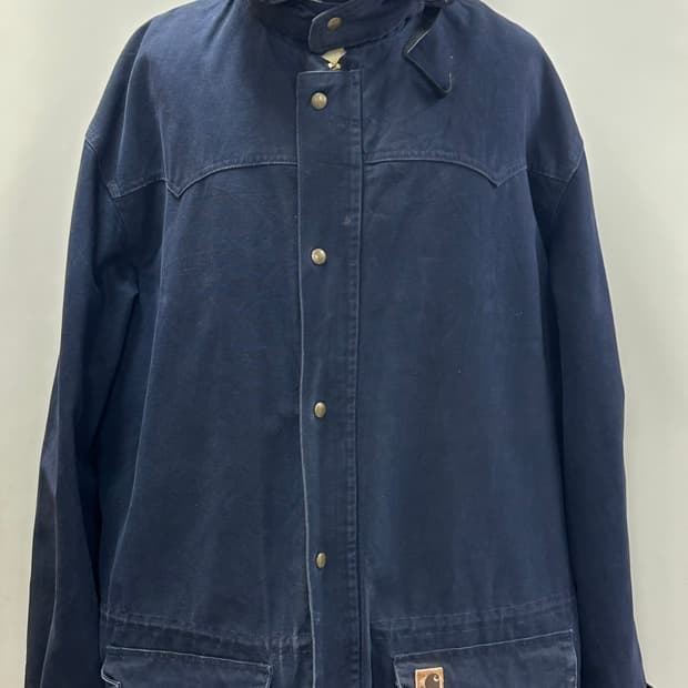 90s 칼하트 C52 MDT 캔버스 블랑켓 라인 자켓