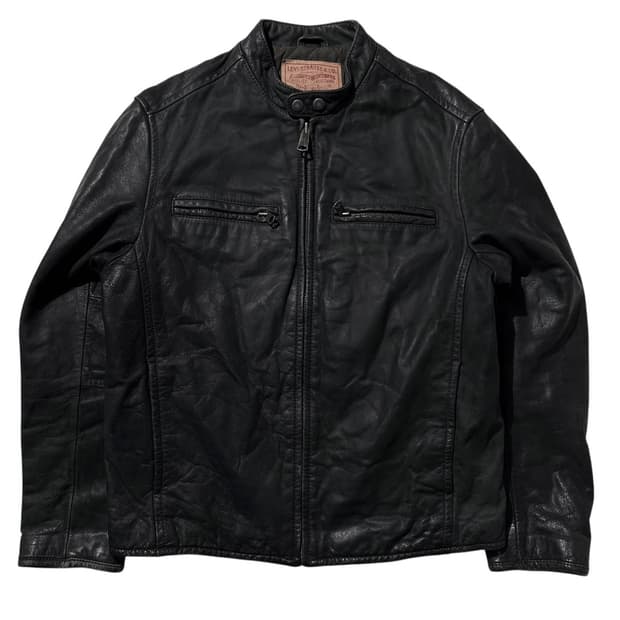 리바이스 레더 바이커 자켓