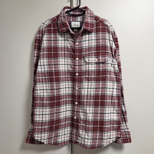 American Eagle 플란넬 체크 셔츠 L(100)