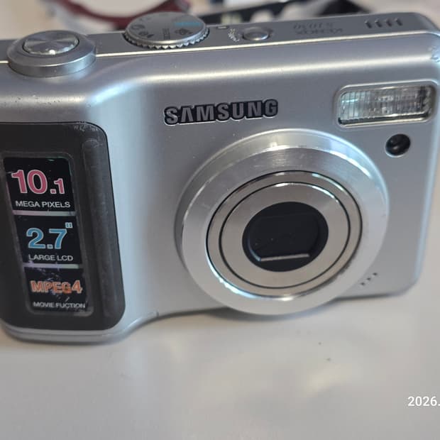 삼성 캐녹스 S1030 빈티지 디지털카메라(하자)