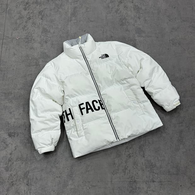노스페이스 화이트 패딩