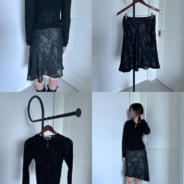 Oriental Mood Sheer Top / 빈티지 오리엔탈 티셔츠