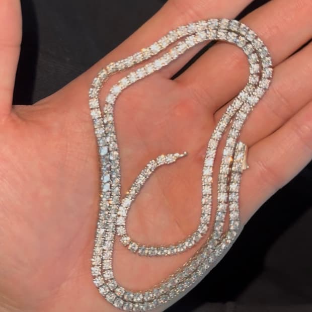 Ynade 모이사나이트 목걸이