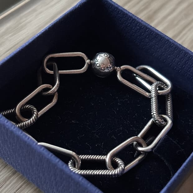 판도라 미 링크 체인 팔찌 구형