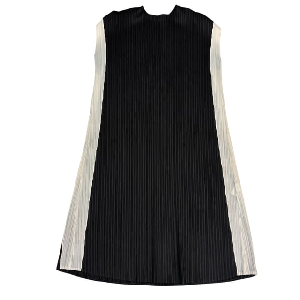 플리츠미 민소매 롱 원피스