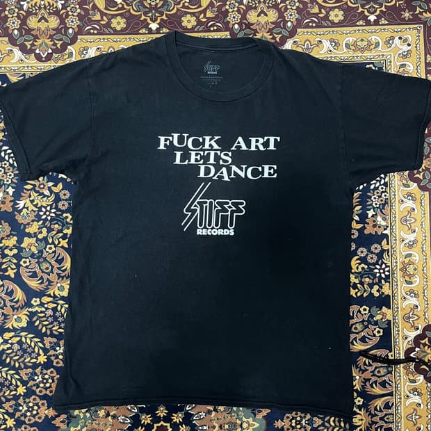 스티프 레코드(Stiff Records) 머천다이저 티셔츠