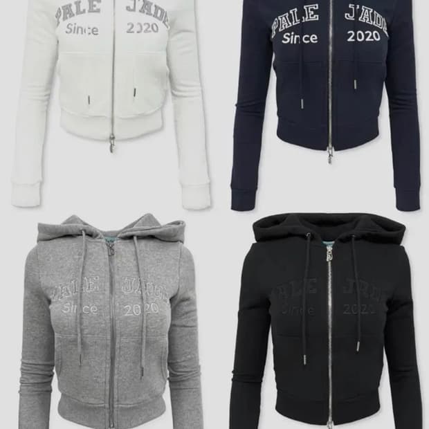 페일제이드 후드집업 네이비