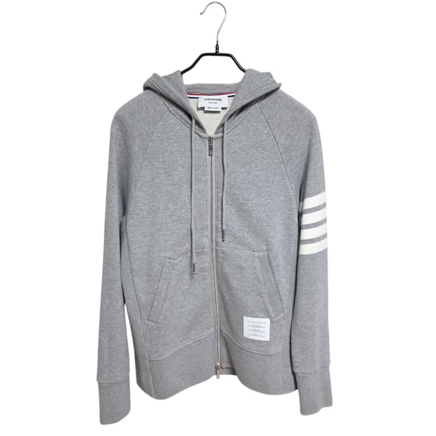 톰브라운 4바 후드집업 그레이