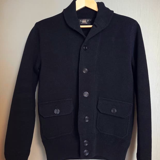 RRL 더블알엘 숄카라 가디건 XS