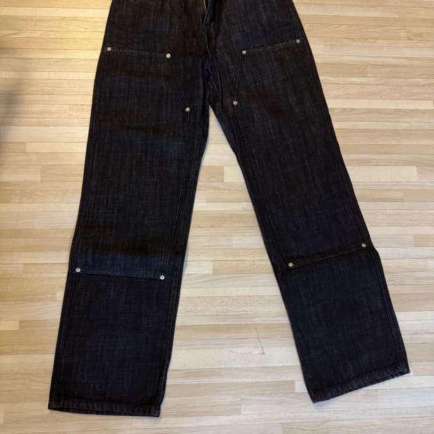 TDH 블랙 생지 데님