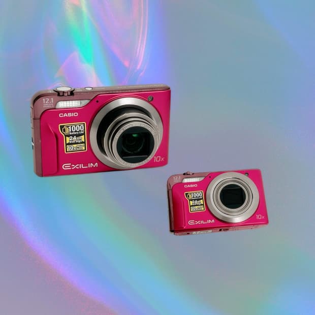 메이크업모드!) 카시오 엑슬림 h10 Exilim 빈티지 디카