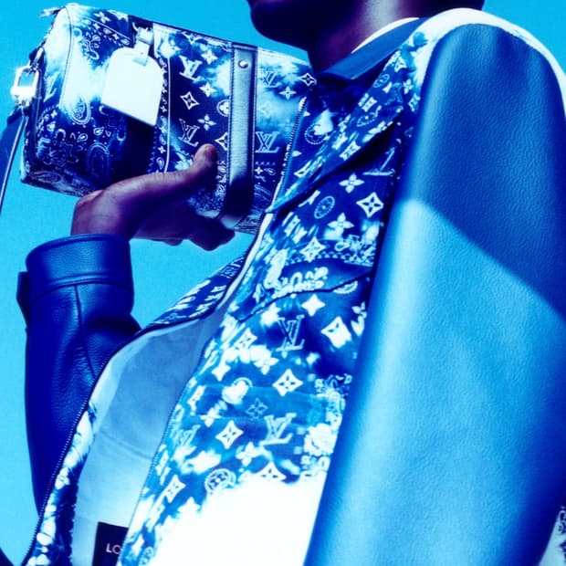 루이비통 by 버질 아블로 2022 PRE-FALL 반다나 레더 자켓