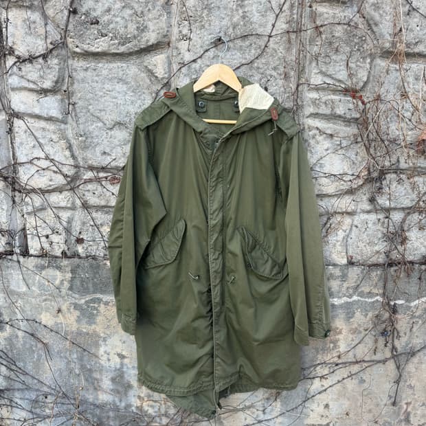 60s m51 미군 오리지널 피쉬테일 파카 쉘 m65 자켓 코트