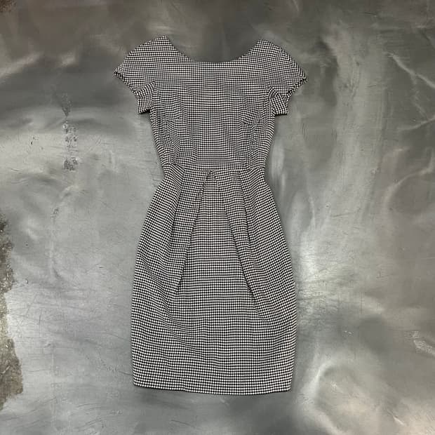 막스마라 체크 하프 원피스 y15761